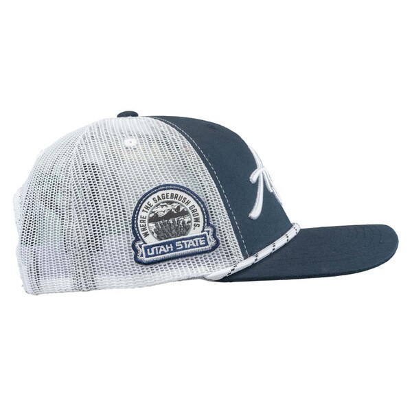 Utah State Aggies Where the Sagebrush Grows Navy Patch Cap